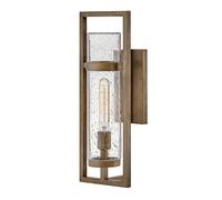 Lampada per Esterni Wandleuchte IP44 H:51 CM Vetro Alluminio IN Bronzo Antico