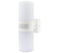 Lampada per facciate a LED "EL HOME" ML-30B7 con sensore di movimento 12 m / 180° PIR, 20W, 1900lm, sensore crepuscolare, IP65 - per uso esterno, applique - bianco