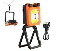 Lampada Per Il Campeggio,Torcia Magnetica Ricaricabile Portatile Ripiegabile | Con Display LCD Da Campeggio Ricaricabili - Per Patio Tenda Portico Interno Giardino Cortile Lavoro Esterno