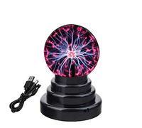 Lampada per lampada a sfera al plasma [sensibile al tocco] Nebula Sphere Globe Novità giocattolo - USB o alimentato a batteria