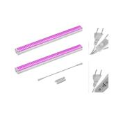 Lampada per Piante, 1/2/4/6PCS Luci crescenti a LED a spettro completo for piante da serra Veg Fiori Lampade di coltivazione fuori suolo a luce di riempimento(Purple-red light-2PC)