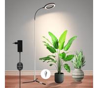 Lampada per piante da 24V per l'avvio dei semi, luci per piante da interno LM281B+660nm, luce di crescita LED a spettro completo, dimmerabile a 5 livelli, 18W, 290umol/s/m²@Dist:15cm