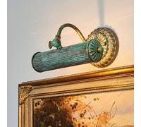 Lampada per quadri Lindby Beno, 25 cm, metallo, tensione E14 verde LINDBY