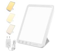 Lampada per Terapia della Luce - Luce Potente per il Buon Umore - Lampada da Giorno Regolabile a 3 Intensità, Lam-pada di Lu-ce Diurna 10000, con Funzione di Memoria & 6 del Timer Lam-pada Fototerapia