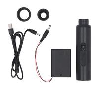 Lampada per testare le uova, candellatore a LED ricaricabile via USB, luce fredda e intensa per il monitoraggio dello sviluppo delle uova, con 2 estremità in gomma morbida adatte a