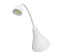 Lampada per Unghie 18w Abs Bianca Type-c per Nail Glue | 365+405nm, Luce Bianca Daylight Non Uv, 1 Pezzo, Leggera e Resistente alla Rottura