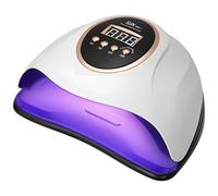 Lampada per unghie a LED in gel, asciuga unghie ad asciugatura rapida, 45 perline copertura completa, 4 impostazioni del timer per manicure rapida