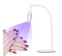Lampada Per Unghie - Asciugatrice Portatile A Collo D'Oca Flessibile Girevole A 360 Gradi, Regolazione Della Dimensione Dello Spot, Tempo Di Polimerizzazione 1-3 Secondi, Per Casa Lampada Fai Da