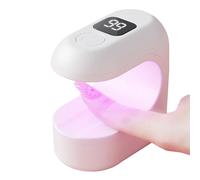 Lampada per unghie - Asciugatrice portatile a LED con 4 timer, alimentata tramite USB, per donne, ragazze, principianti, casa, salone, viaggi, pratica, servizio fotografico, lezioni di bellezza
