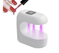 Lampada per unghie - Essiccatore a LED portatile con 4 timer - Lampada di asciugatura per manicure a | Per donne professionisti principianti di viaggio casa salone pratica festa foto corsi