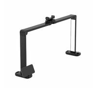 Lampada per unghie grande da scrivania, lampada da tavolo pieghevole con supporto per telefono, 456 LED, funzione di ricarica, luci per manicure da 33,5" per nail art (3000K-6000K)(Black)