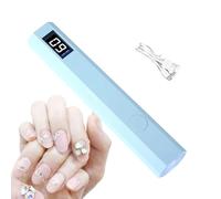 Lampada per unghie in gel - Lampada UV/LED portatile con 3 timer, ricaricabile tramite USB per asciugatura dello smalto gel | per casa, soggiorno e viaggi