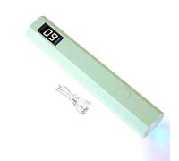 Lampada per unghie in gel - Lampada UV/LED portatile con 3 timer, ricaricabile tramite USB per asciugatura dello smalto gel | per casa, soggiorno e viaggi