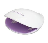 lampada per unghie, Lampada for unghie a LED 48W for uso domestico/salone - Lampada for polimerizzare smalto gel con 4 modalità timer, display LCD -, dimensioni portatili(Purple)