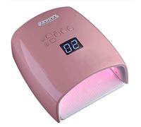 lampada per unghie, Lampada polimerizzante for asciuga unghie professionale con batteria ad alta capacità, for tutti gli smalti in gel, strumenti for nail art(Pink)