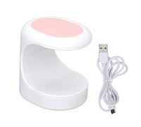 Lampada per unghie, mini lampada per unghie LED UV rosa da 16 W Asciugatrice portatile per gel per unghie ad asciugatura rapida per unghia singola