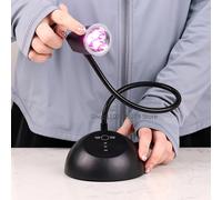 Lampada per unghie ricaricabile USB a fascio focalizzato con sensore Desktop portatile Mini batteria senza fili 18W luce per unghie a LED UV per la polimerizzazione delle dita WHITE