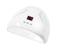 Lampada per unghie ， Sensore automatico for lampada polimerizzante gel Polygel da 36 W con 3 impostazioni di timer e display LCD for il conto alla rovescia(White)