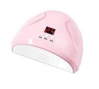 Lampada per unghie ， Sensore automatico for lampada polimerizzante gel Polygel da 36 W con 3 impostazioni di timer e display LCD for il conto alla rovescia(Pink)
