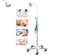 Lampada Per Visita Chirurgica A Led, Lampada Per Visita Ginecologica, Lampada Per Visita Medica Mobile Regolabile In Altezza, Rotazione Di 360°, Per Stomatologia Ambulatoriale Di Ginecologia