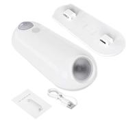Lampada per WC con rilevamento di movimento, illuminazione a LED automatica senza illuminazione a 8 colori che cambiano ricaricabile USB per animali, armadio, comodino, corridoio e decorazione per la