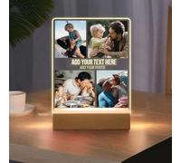 Lampada Personalizzata con Foto - Regali Personalizzati San Valentino per Lei Lui, Idee Regalo Fidanzato Fidanzata Compleanno Natale Anniversario - Amore infinito [Classe di efficienza energetica A]