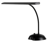Lampada Pianoforte Luce LED Tastiera Regolabile Dimmerabile Porta di USB Nero