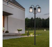 Lampada Piantana Cortile Intemperie Candelabri Lanterna 3 Fiamma H 180 CM [EEK: F]