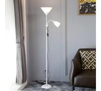 Lampada Piantana Da Terra Attacco 2xE27 Braccio Flessibile Luce Da Lettura
