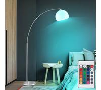 Lampada Piantana Reality Leuchten RGB LED Argento 180 cm Telecomando