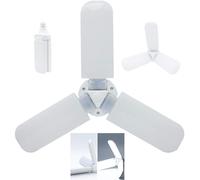 Lampada Pieghevole antizanzare LED Bianco Freddo 6500k deformabile 3 pannelli