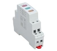 Lampada Pilota LED 230V AC/DC per Guida DIN, Indicatore Luminoso per Display Industriale, Segnalatore LED per Circuiti e Telecomunicazioni