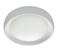 Plafoniera Esterno Moderna Loft Alluminio E Termoplastica Bianco Led 13W 4000K