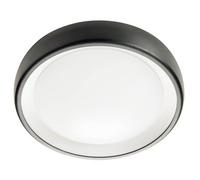 Lampada Plafoniera 13W a Led Smd Tonda Media Colore Grigio Grafite per Esterno