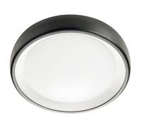 Plafoniera Esterno Moderna Loft Alluminio E Termoplastica Grigio Led 13W 4000K