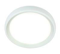 Plafoniera Esterno Moderna Loft Alluminio E Termoplastica Bianco Led 18W 4000K
