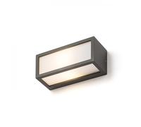 Lampada plafoniera applique DURANT parete Grigio antracite 230V E27 18W IP54