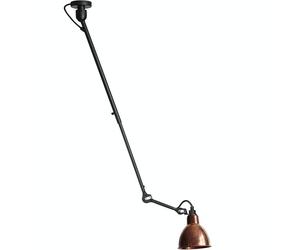 Lampada Plafoniera N302 Nero Opaco/Rame Grezzo/ Bianco