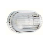 SOVIL PLAFONIERA OVALE GRANDE DA ESTERNO BIANCA 701/02