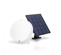 lampada plafoniera solare led 50w 500 lumen 3000k/4000k/6500k calda,fredda,naturale ip65 con telecomando e pannello solare