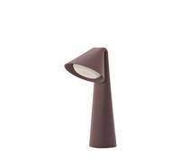 Lampada Portatile Ami in Argilla Al Cioccolato