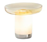 Artemide Bontá Lampada da Tavolo Trasportabile Topazio con Piatto in Vetro