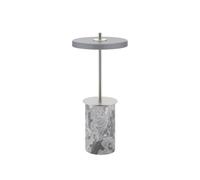 Lampada Portatile Asteria Move Mini in Marmo Grigio /acciaio