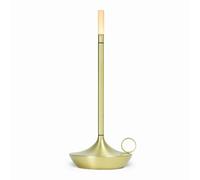 Lampada Portatile Graypants Wick in Ottone