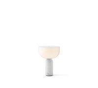 Lampada Portatile Kizu in Marmo Bianco