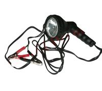 Lampada portatile retrò pratica luce vetro 80 mm con filo e terminale batteria