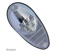 Lampada Posteriore Trailer LED Bianca 12 24V 5 Indicatori Riflettori