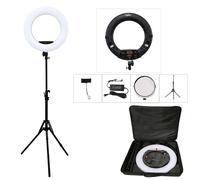 Lampada professionale per selfie video da 18 pollici con anello luminoso da 96 W per salone di bellezza Lampada ad anello per tatuaggio Yidoblo FD480 Luce per studio fotografico CRI95 + White Kit