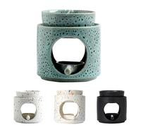 Lampada profumata Tealight, lampada profumata per oli essenziali, candela calda, lampada aromatica in ceramica, lampada scalda candela, diffusore di profumi, fornelli per oli essenziali, olio