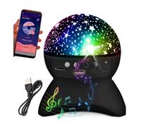 Lampada Proiettore di Stelle Rotante a LED con Speaker Cassa Bluetooth USB